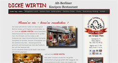 Desktop Screenshot of dicke-wirtin.net